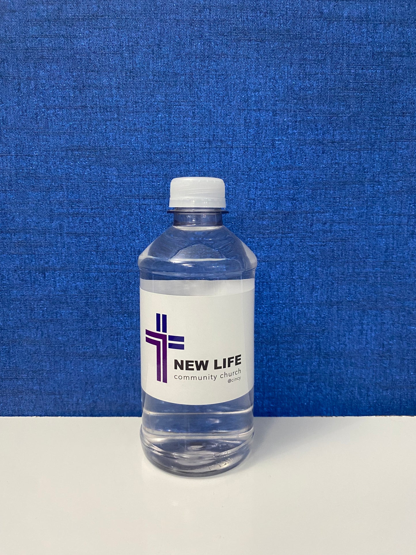 Custom Flat Cap 8 oz Company Logo Printed Bottled Water