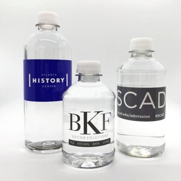 Custom Label Bottled Water, 8 oz. size